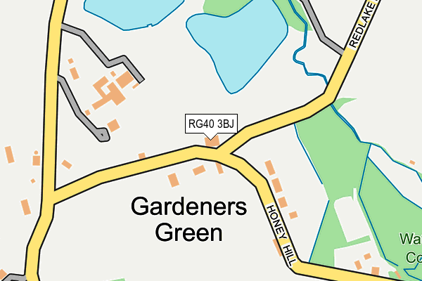RG40 3BJ map - OS OpenMap – Local (Ordnance Survey) RG40 3BJ map - OS OpenMap – Local (Ordnance Survey)