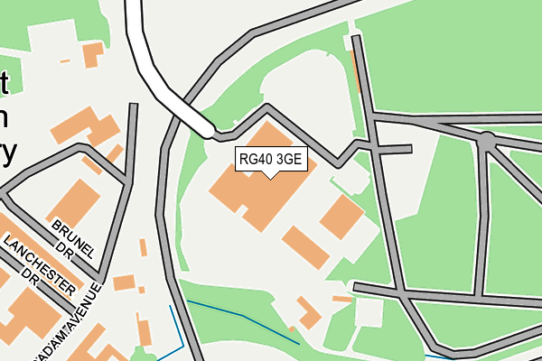 RG40 3GE map - OS OpenMap – Local (Ordnance Survey) RG40 3GE map - OS OpenMap – Local (Ordnance Survey)