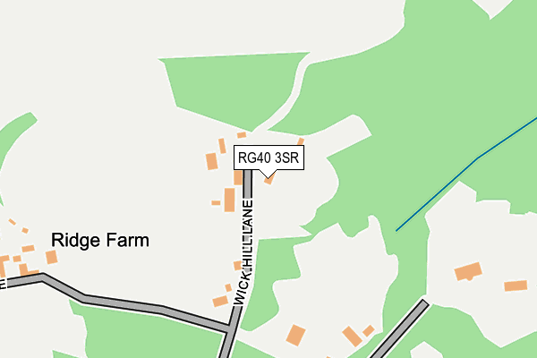 RG40 3SR map - OS OpenMap – Local (Ordnance Survey) RG40 3SR map - OS OpenMap – Local (Ordnance Survey)