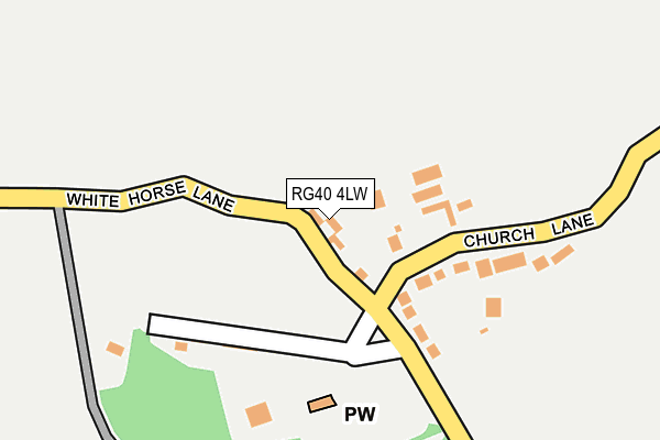 RG40 4LW map - OS OpenMap – Local (Ordnance Survey) RG40 4LW map - OS OpenMap – Local (Ordnance Survey)