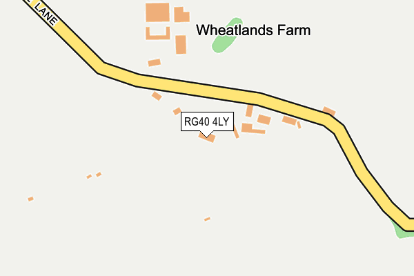 RG40 4LY map - OS OpenMap – Local (Ordnance Survey) RG40 4LY map - OS OpenMap – Local (Ordnance Survey)