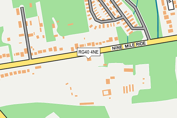 RG40 4NE map - OS OpenMap – Local (Ordnance Survey) RG40 4NE map - OS OpenMap – Local (Ordnance Survey)