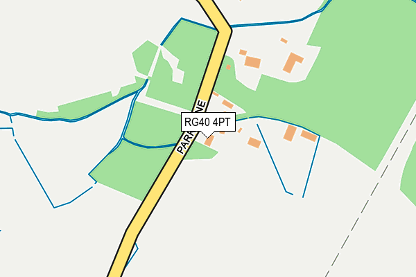 RG40 4PT map - OS OpenMap – Local (Ordnance Survey) RG40 4PT map - OS OpenMap – Local (Ordnance Survey)