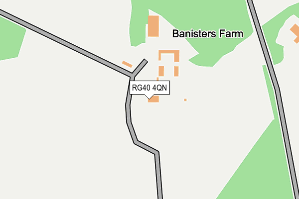 RG40 4QN map - OS OpenMap – Local (Ordnance Survey) RG40 4QN map - OS OpenMap – Local (Ordnance Survey)