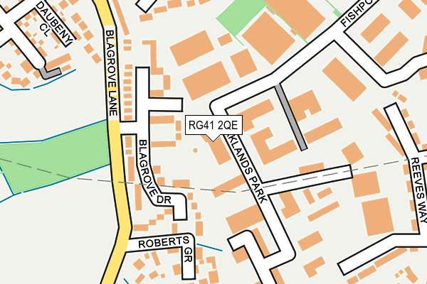 RG41 2QE map - OS OpenMap – Local (Ordnance Survey) RG41 2QE map - OS OpenMap – Local (Ordnance Survey)