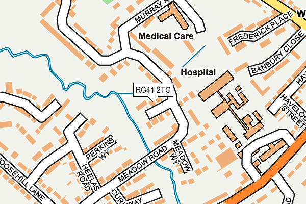 RG41 2TG map - OS OpenMap – Local (Ordnance Survey) RG41 2TG map - OS OpenMap – Local (Ordnance Survey)