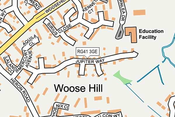 RG41 3GE map - OS OpenMap – Local (Ordnance Survey) RG41 3GE map - OS OpenMap – Local (Ordnance Survey)
