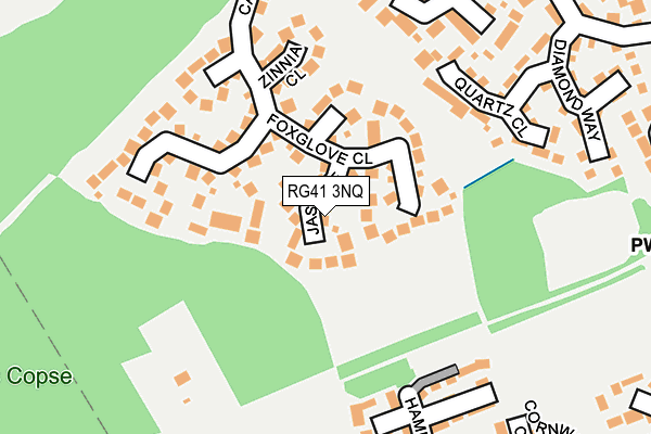 RG41 3NQ map - OS OpenMap – Local (Ordnance Survey) RG41 3NQ map - OS OpenMap – Local (Ordnance Survey)