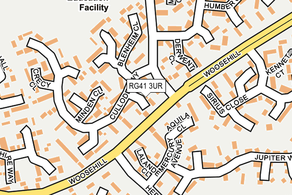 RG41 3UR map - OS OpenMap – Local (Ordnance Survey) RG41 3UR map - OS OpenMap – Local (Ordnance Survey)