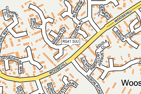 RG41 3UU map - OS OpenMap – Local (Ordnance Survey) RG41 3UU map - OS OpenMap – Local (Ordnance Survey)