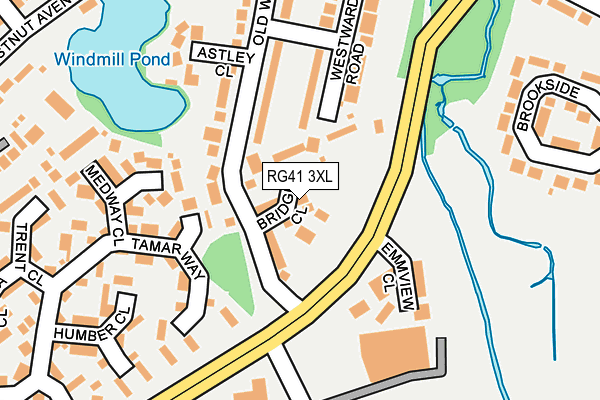 RG41 3XL map - OS OpenMap – Local (Ordnance Survey) RG41 3XL map - OS OpenMap – Local (Ordnance Survey)