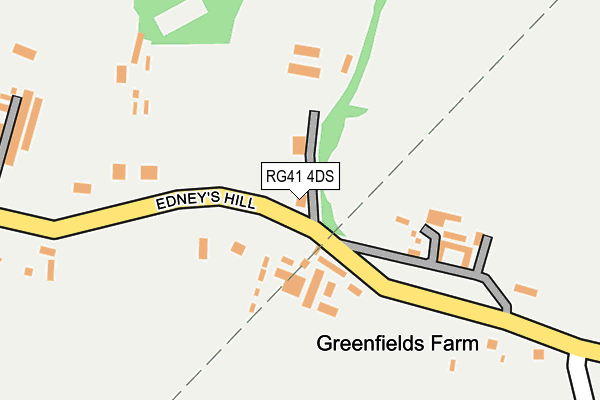 RG41 4DS map - OS OpenMap – Local (Ordnance Survey) RG41 4DS map - OS OpenMap – Local (Ordnance Survey)