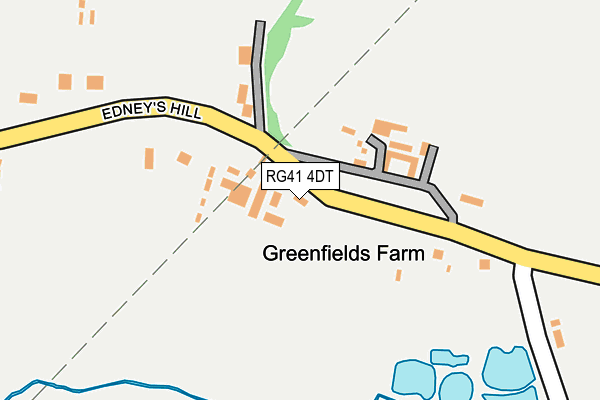 RG41 4DT map - OS OpenMap – Local (Ordnance Survey) RG41 4DT map - OS OpenMap – Local (Ordnance Survey)