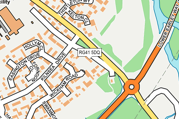 RG41 5DQ map - OS OpenMap – Local (Ordnance Survey) RG41 5DQ map - OS OpenMap – Local (Ordnance Survey)