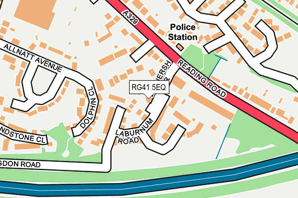RG41 5EQ map - OS OpenMap – Local (Ordnance Survey) RG41 5EQ map - OS OpenMap – Local (Ordnance Survey)