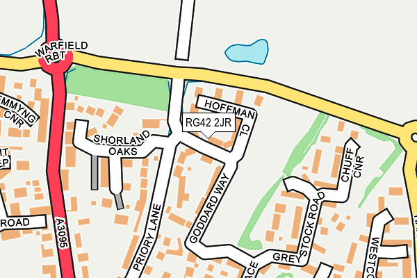 RG42 2JR map - OS OpenMap – Local (Ordnance Survey) RG42 2JR map - OS OpenMap – Local (Ordnance Survey)