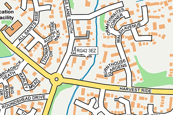 RG42 3EZ map - OS OpenMap – Local (Ordnance Survey) RG42 3EZ map - OS OpenMap – Local (Ordnance Survey)