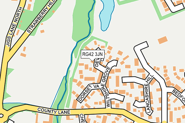 RG42 3JN map - OS OpenMap – Local (Ordnance Survey) RG42 3JN map - OS OpenMap – Local (Ordnance Survey)