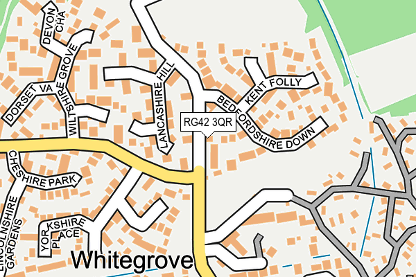 RG42 3QR map - OS OpenMap – Local (Ordnance Survey) RG42 3QR map - OS OpenMap – Local (Ordnance Survey)