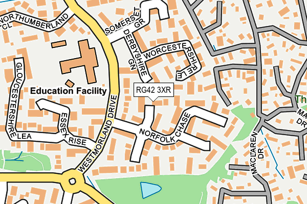 RG42 3XR map - OS OpenMap – Local (Ordnance Survey) RG42 3XR map - OS OpenMap – Local (Ordnance Survey)