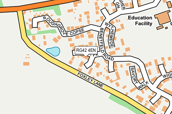 RG42 4EN map - OS OpenMap – Local (Ordnance Survey) RG42 4EN map - OS OpenMap – Local (Ordnance Survey)