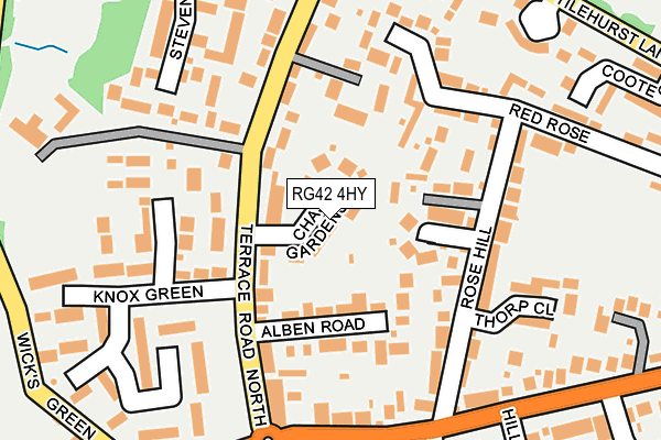RG42 4HY map - OS OpenMap – Local (Ordnance Survey) RG42 4HY map - OS OpenMap – Local (Ordnance Survey)