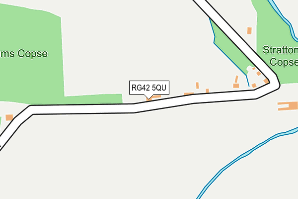 RG42 5QU map - OS OpenMap – Local (Ordnance Survey) RG42 5QU map - OS OpenMap – Local (Ordnance Survey)