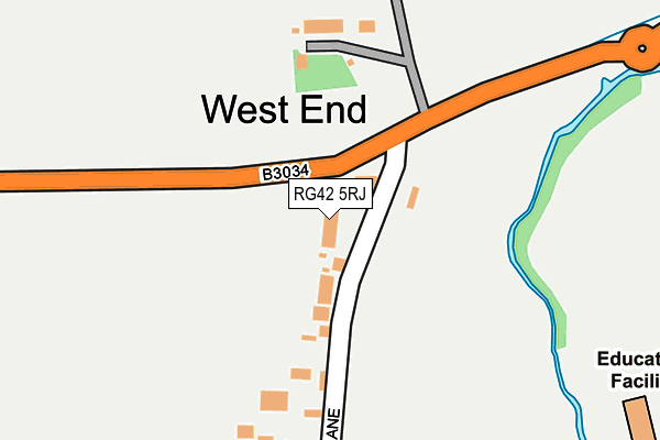 RG42 5RJ map - OS OpenMap – Local (Ordnance Survey) RG42 5RJ map - OS OpenMap – Local (Ordnance Survey)
