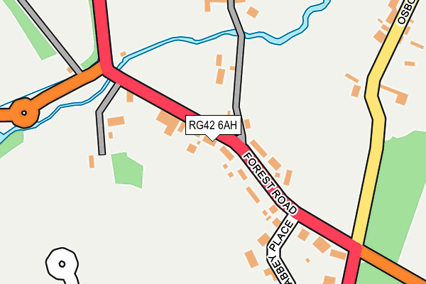 RG42 6AH map - OS OpenMap – Local (Ordnance Survey) RG42 6AH map - OS OpenMap – Local (Ordnance Survey)