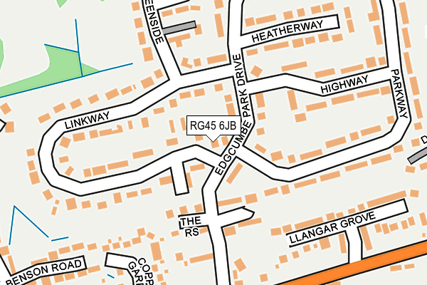 RG45 6JB map - OS OpenMap – Local (Ordnance Survey) RG45 6JB map - OS OpenMap – Local (Ordnance Survey)