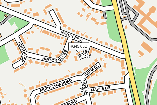RG45 6LQ map - OS OpenMap – Local (Ordnance Survey) RG45 6LQ map - OS OpenMap – Local (Ordnance Survey)