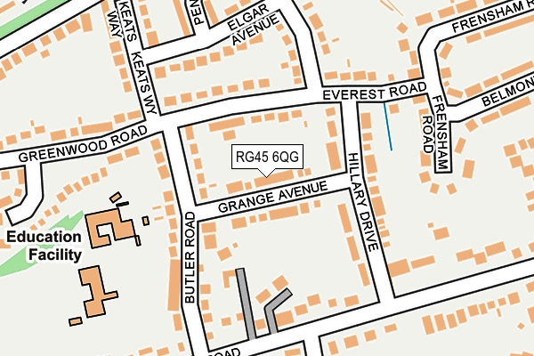 RG45 6QG map - OS OpenMap – Local (Ordnance Survey) RG45 6QG map - OS OpenMap – Local (Ordnance Survey)