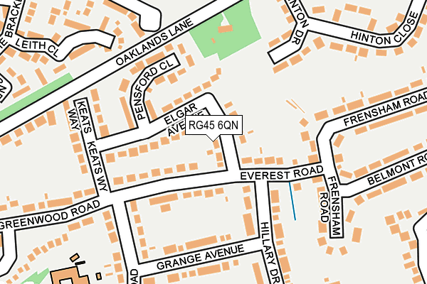 RG45 6QN map - OS OpenMap – Local (Ordnance Survey) RG45 6QN map - OS OpenMap – Local (Ordnance Survey)