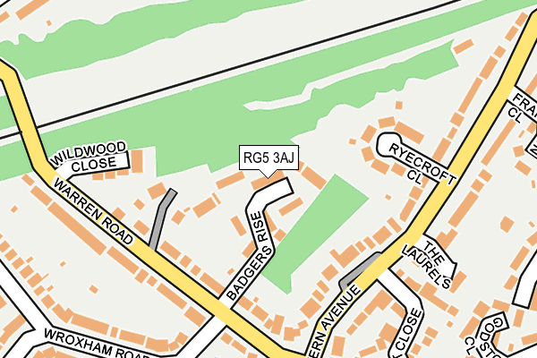 RG5 3AJ map - OS OpenMap – Local (Ordnance Survey) RG5 3AJ map - OS OpenMap – Local (Ordnance Survey)