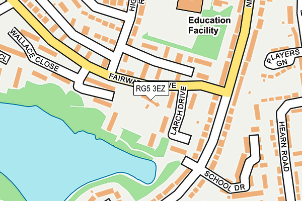 RG5 3EZ map - OS OpenMap – Local (Ordnance Survey) RG5 3EZ map - OS OpenMap – Local (Ordnance Survey)