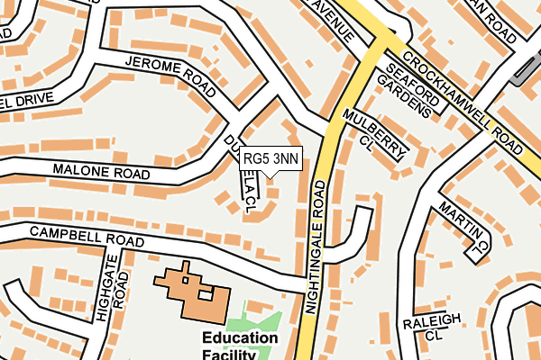 RG5 3NN map - OS OpenMap – Local (Ordnance Survey) RG5 3NN map - OS OpenMap – Local (Ordnance Survey)