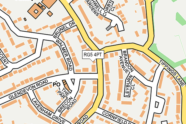 RG5 4PT map - OS OpenMap – Local (Ordnance Survey) RG5 4PT map - OS OpenMap – Local (Ordnance Survey)