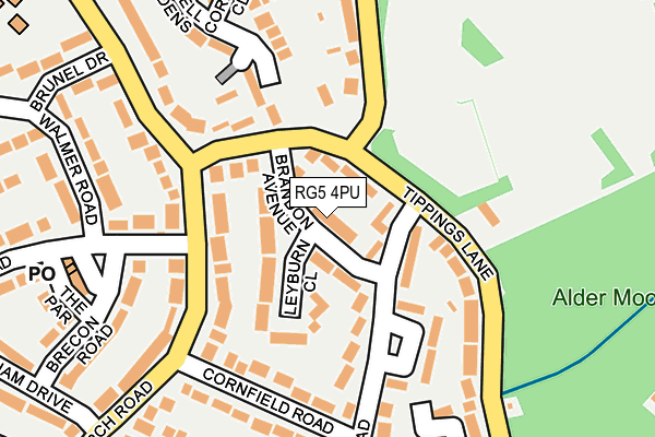 RG5 4PU map - OS OpenMap – Local (Ordnance Survey) RG5 4PU map - OS OpenMap – Local (Ordnance Survey)