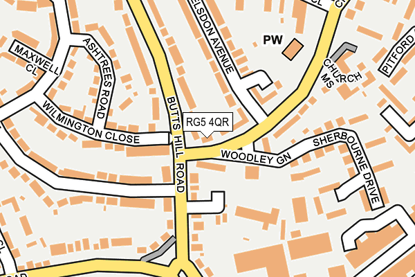 RG5 4QR map - OS OpenMap – Local (Ordnance Survey) RG5 4QR map - OS OpenMap – Local (Ordnance Survey)