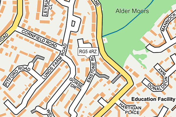 RG5 4RZ map - OS OpenMap – Local (Ordnance Survey) RG5 4RZ map - OS OpenMap – Local (Ordnance Survey)