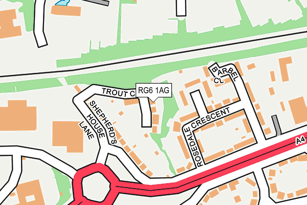 RG6 1AG map - OS OpenMap – Local (Ordnance Survey) RG6 1AG map - OS OpenMap – Local (Ordnance Survey)