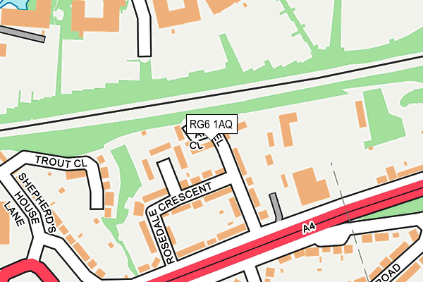 RG6 1AQ map - OS OpenMap – Local (Ordnance Survey) RG6 1AQ map - OS OpenMap – Local (Ordnance Survey)