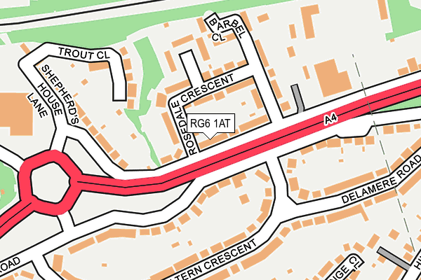 RG6 1AT map - OS OpenMap – Local (Ordnance Survey) RG6 1AT map - OS OpenMap – Local (Ordnance Survey)