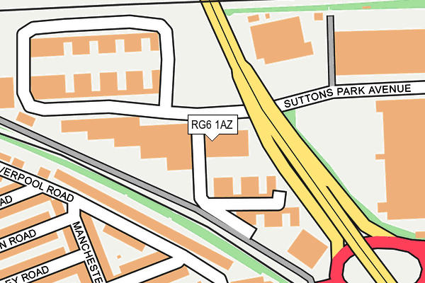 RG6 1AZ map - OS OpenMap – Local (Ordnance Survey) RG6 1AZ map - OS OpenMap – Local (Ordnance Survey)