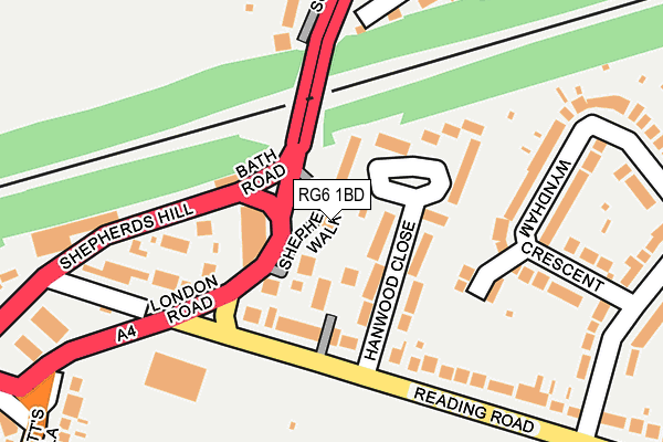 RG6 1BD map - OS OpenMap – Local (Ordnance Survey) RG6 1BD map - OS OpenMap – Local (Ordnance Survey)