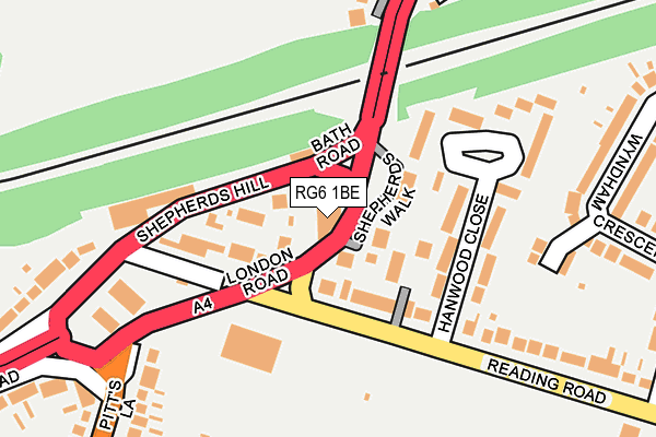 RG6 1BE map - OS OpenMap – Local (Ordnance Survey) RG6 1BE map - OS OpenMap – Local (Ordnance Survey)