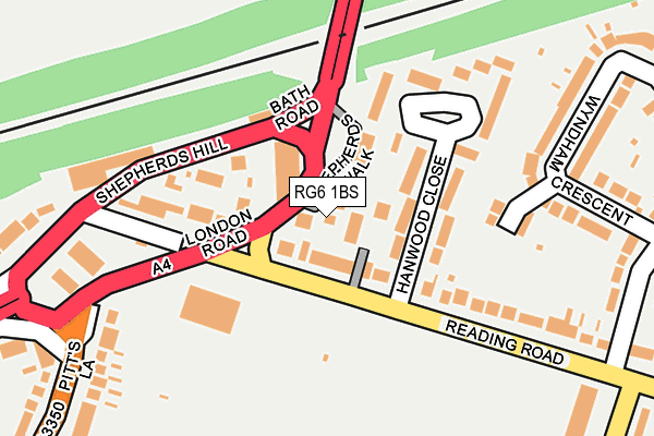 RG6 1BS map - OS OpenMap – Local (Ordnance Survey) RG6 1BS map - OS OpenMap – Local (Ordnance Survey)