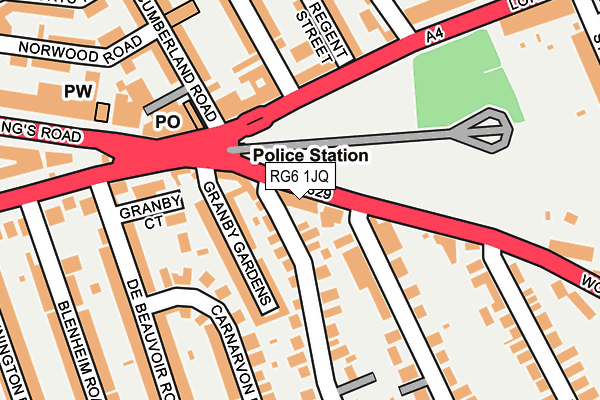 RG6 1JQ map - OS OpenMap – Local (Ordnance Survey) RG6 1JQ map - OS OpenMap – Local (Ordnance Survey)
