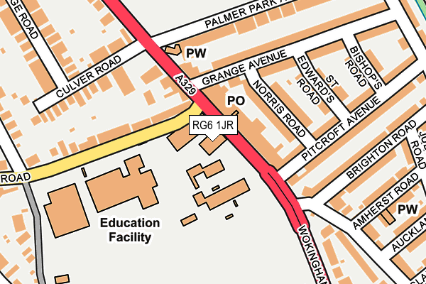 RG6 1JR map - OS OpenMap – Local (Ordnance Survey) RG6 1JR map - OS OpenMap – Local (Ordnance Survey)