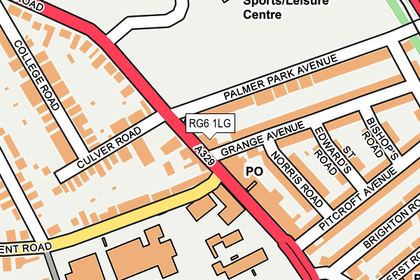 RG6 1LG map - OS OpenMap – Local (Ordnance Survey) RG6 1LG map - OS OpenMap – Local (Ordnance Survey)